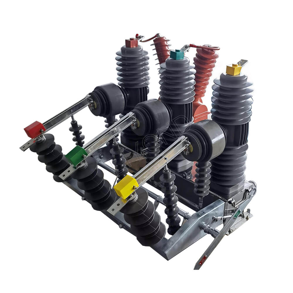 24 kV kanpoko tentsio handiko adimentsua Hiru faseko polo muntatutako hutsezko zirkuitua AUTO RECLOSER