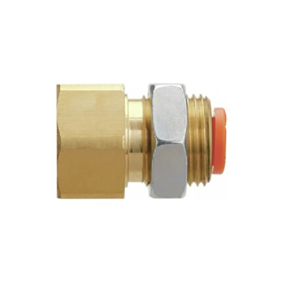 KQ2E serie Bulkhead Union Push-in egokitzea