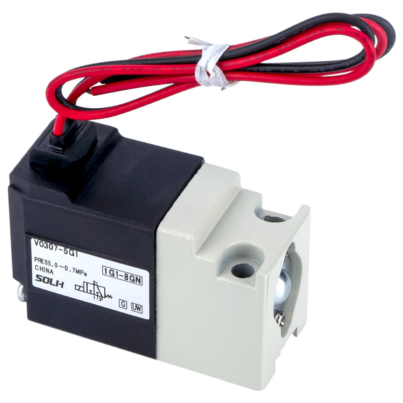 VO307 3 Portuko Solenoide Balbula / Zuzeneko Poppet Mota