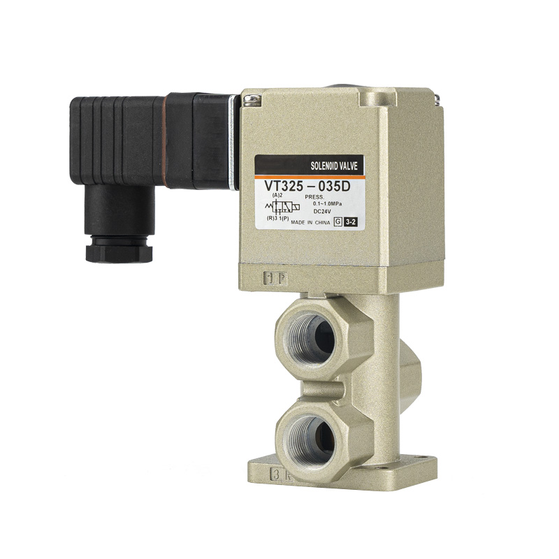 VT325 3 Portuko Solenoide Balbula/ Zuzeneko Eragilea Poppet Mota